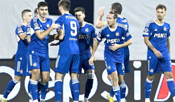 Slovan Bratislava vs Dinamo Zagreb 00:45 06/11 UEFA Champions League