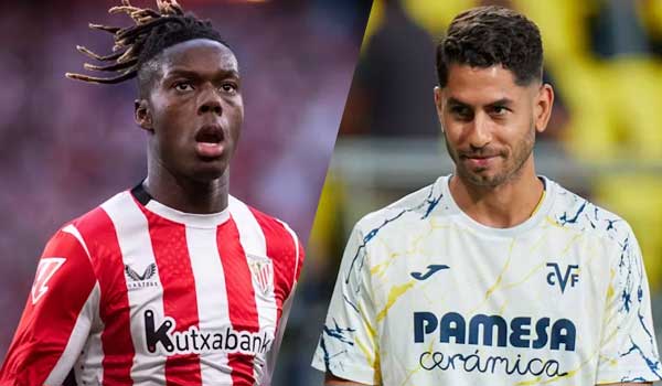 Athletic Bilbao vs Villarreal 22:15 08/12 VĐQG Tây Ban Nha