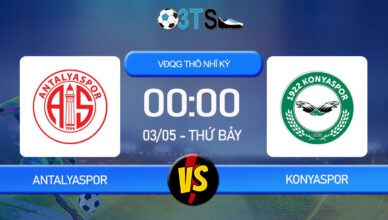 Phân tích, Dự đoán Antalyaspor vs Konyaspor 00:00 03/05 VĐQG Thổ Nhĩ Kỳ