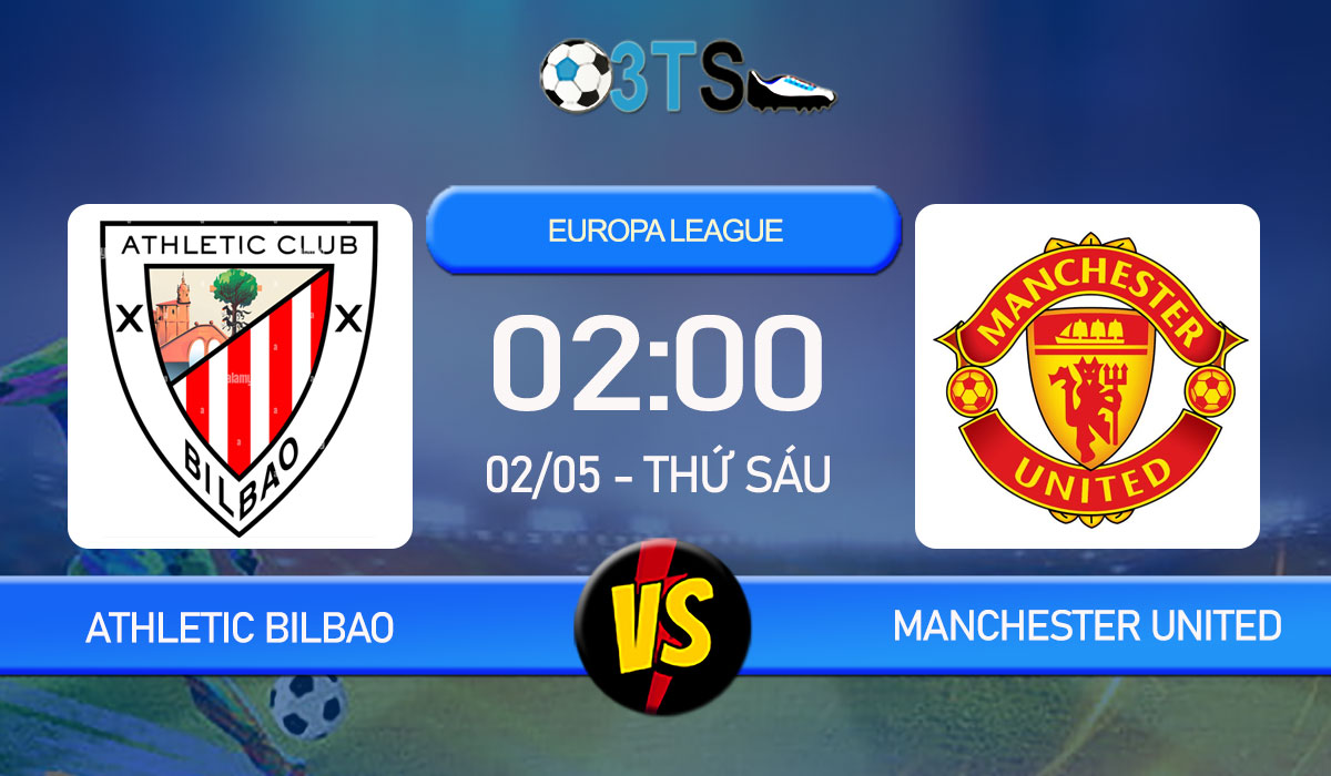 Phân tích, Dự đoán Athletic Bilbao vs Manchester United 02:00 02/05 Europa League