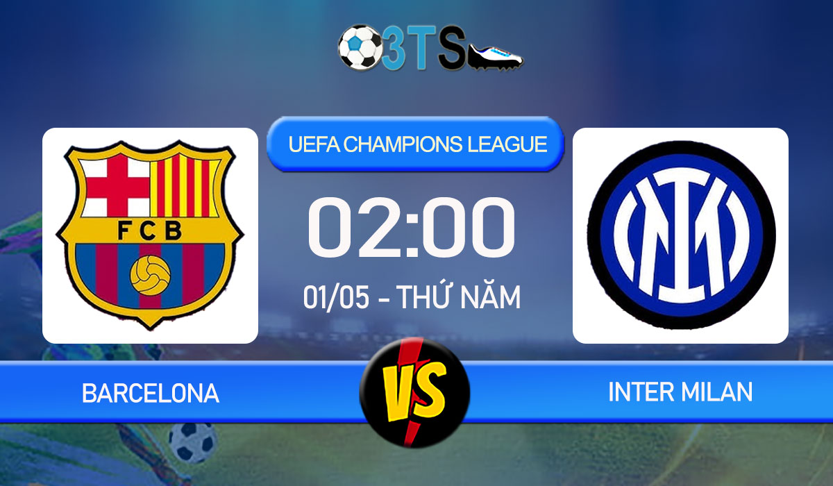Phân tích, Dự đoán Barcelona vs Inter Milan 02:00 01/05 UEFA Champions League