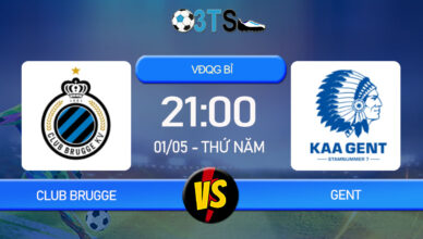 Phân tích, Dự đoán Club Brugge vs Gent 21:00 01/05 VĐQG Bỉ