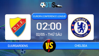 Phân tích, Dự đoán Djurgardens vs Chelsea 02:00 02/05 Europa Conference League