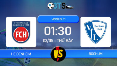 Phân tích, Dự đoán Heidenheim vs Bochum 01:30 03/05 VĐQG Đức