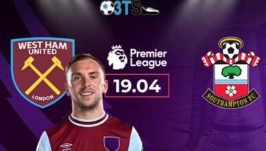 West Ham United vs Southampton 21:00 19/04 Ngoại Hạng Anh | Phân tích, Dự đoán