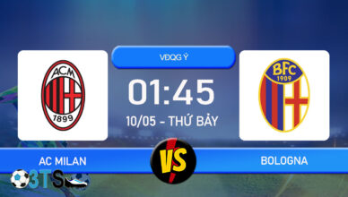 Phân tích, Dự đoán AC Milan vs Bologna 01:45 10/05 VĐQG Ý