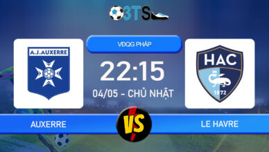 Phân tích, Dự đoán Auxerre vs Le Havre 22:15 04/05 VĐQG Pháp