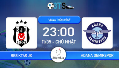 Dự đoán Besiktas JK vs Adana Demirspor 23:00 11/05 VĐQG Thổ Nhĩ Kỳ