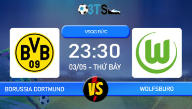 Phân tích, Dự đoán Borussia Dortmund vs Wolfsburg 23:30 03/05 VĐQG Đức