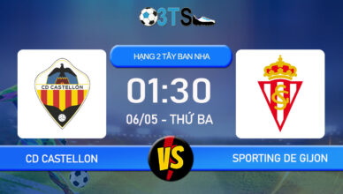 Phân tích, Dự đoán CD Castellon vs Sporting de Gijon 01:30 06/05 Hạng 2 Tây Ban Nha
