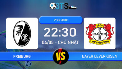 Phân tích, Dự đoán Freiburg vs Bayer Leverkusen 22:30 04/05 VĐQG Đức