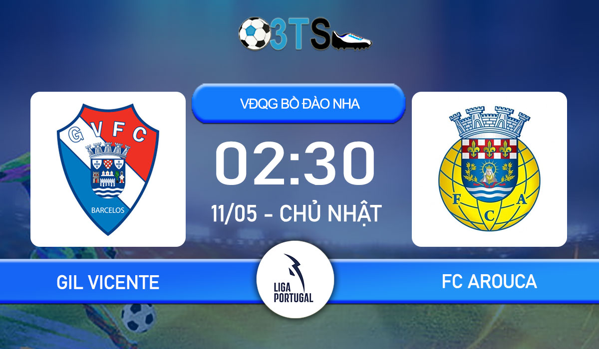 Phân tích, Dự đoán Gil Vicente vs FC Arouca 02:30 11/05 VĐQG Bồ Đào Nha