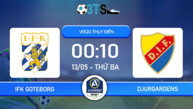 Phân tích, Dự đoán IFK Goteborg vs Djurgardens 00:10 13/05 VĐQG Thụy Điển