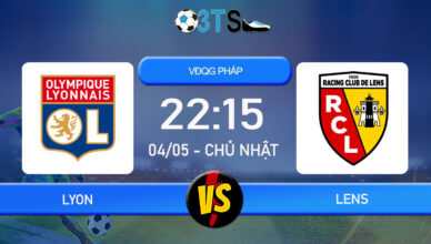 Phân tích, Dự đoán Lyon vs Lens 22:15 04/05 VĐQG Pháp