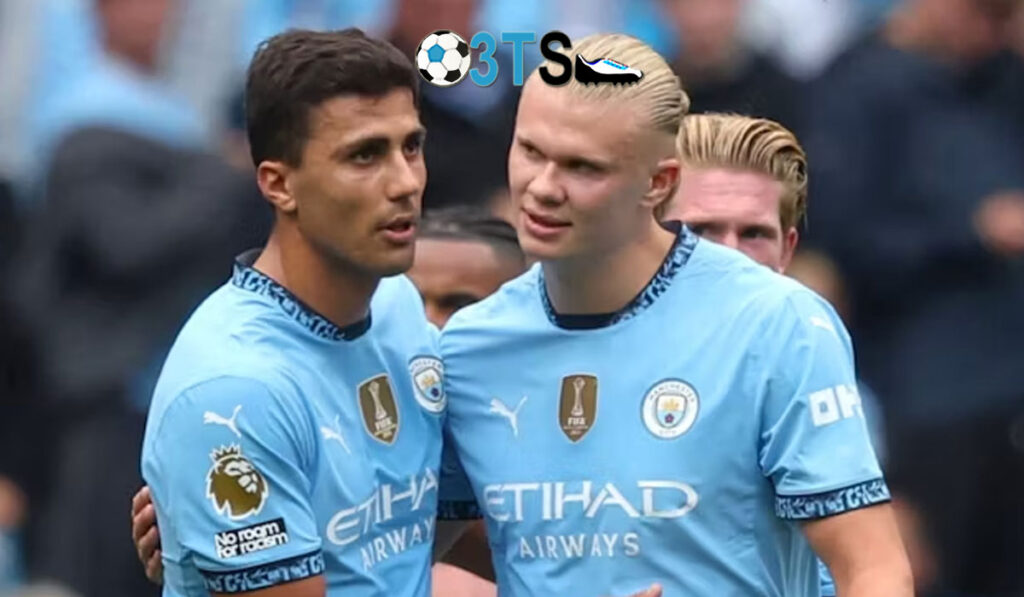 Man City thở phào: Haaland, Rodri tái xuất sân tập - Pep Guardiola nói gì về ngòi nổ và lá chắn thép?