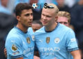 Man City thở phào: Haaland, Rodri tái xuất sân tập - Pep Guardiola nói gì về ngòi nổ và lá chắn thép?