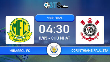 Dự đoán Mirassol FC vs Corinthians Paulista 04:30 11/05 VĐQG Brazil