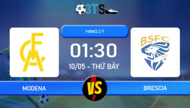 Phân tích, Dự đoán Modena vs Brescia 01:30 10/05 Hạng 2 Ý