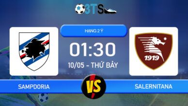 Phân tích, Dự đoán Sampdoria vs Salernitana 01:30 10/05 Hạng 2 Ý