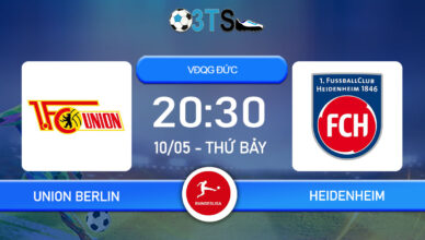 Dự đoán Union Berlin vs Heidenheim 20:30 10/05 VĐQG Đức